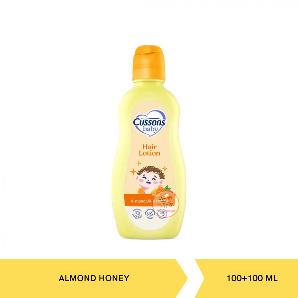 CUSSONS BABY HAIR LOT. ALMOND&amp;HONEY 100+100ML X 48
