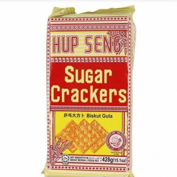 HUP SENG SUGAR CRACKERS 428G X 12