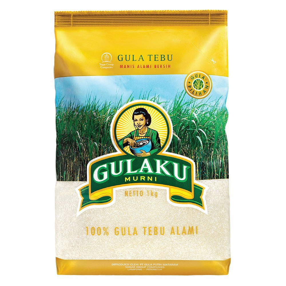 GULAKU GULA TEBU KUNING 1KG X 24