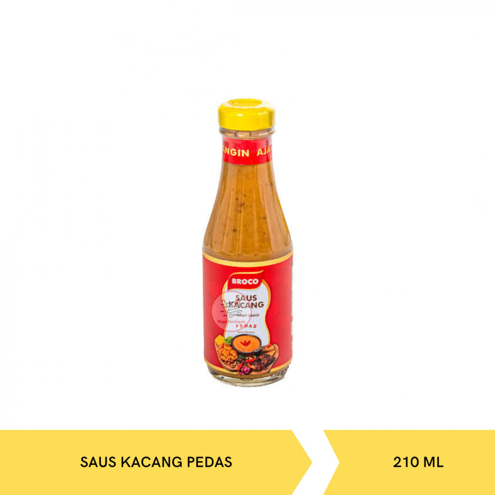 BROCO SAUS KACANG PDS BTL 210MLX24