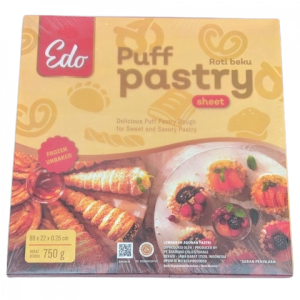 EDO PUFF PASTRY SHEET 88X22X0.25CM