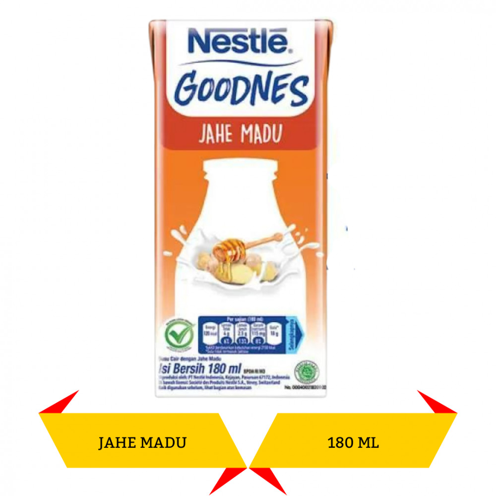 NESTLE UHT GOODNES JAHE MADU 180ML X 36