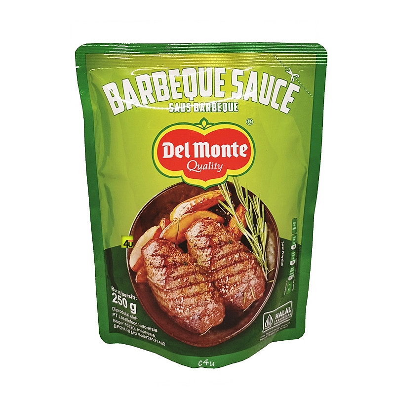 DELMONTE BARBEQUE SAUCE POUCH 250G X 24