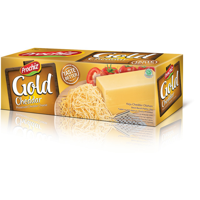 PROCHIZ CHEDDAR CHEESE GOLD 2KG X 8