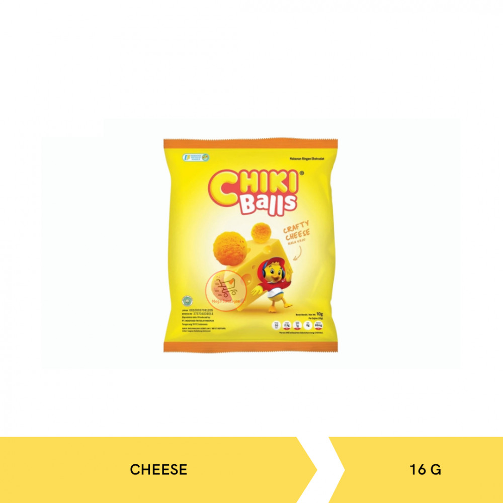 CHIKI BALLS CHEESE 16G  X 60