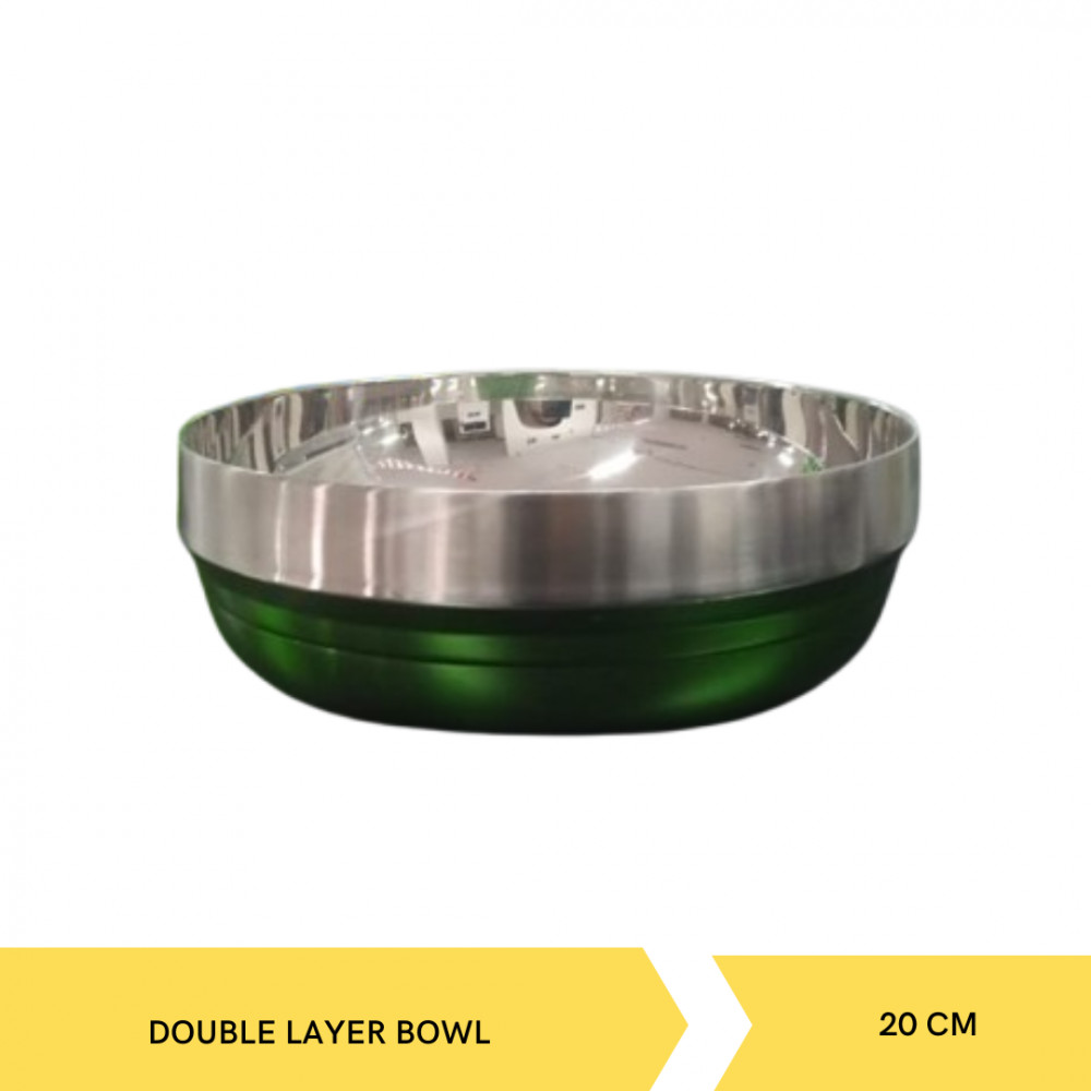 CATALINA BOL-79L DOUBLE LAYER BOWL 20CM SS