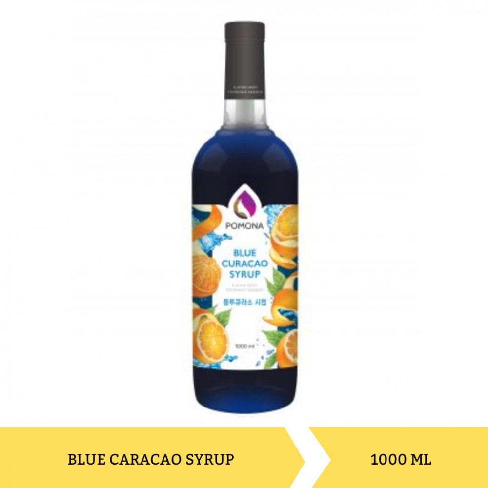 POMONA SYRUP BLUE CURACAO 1000ML