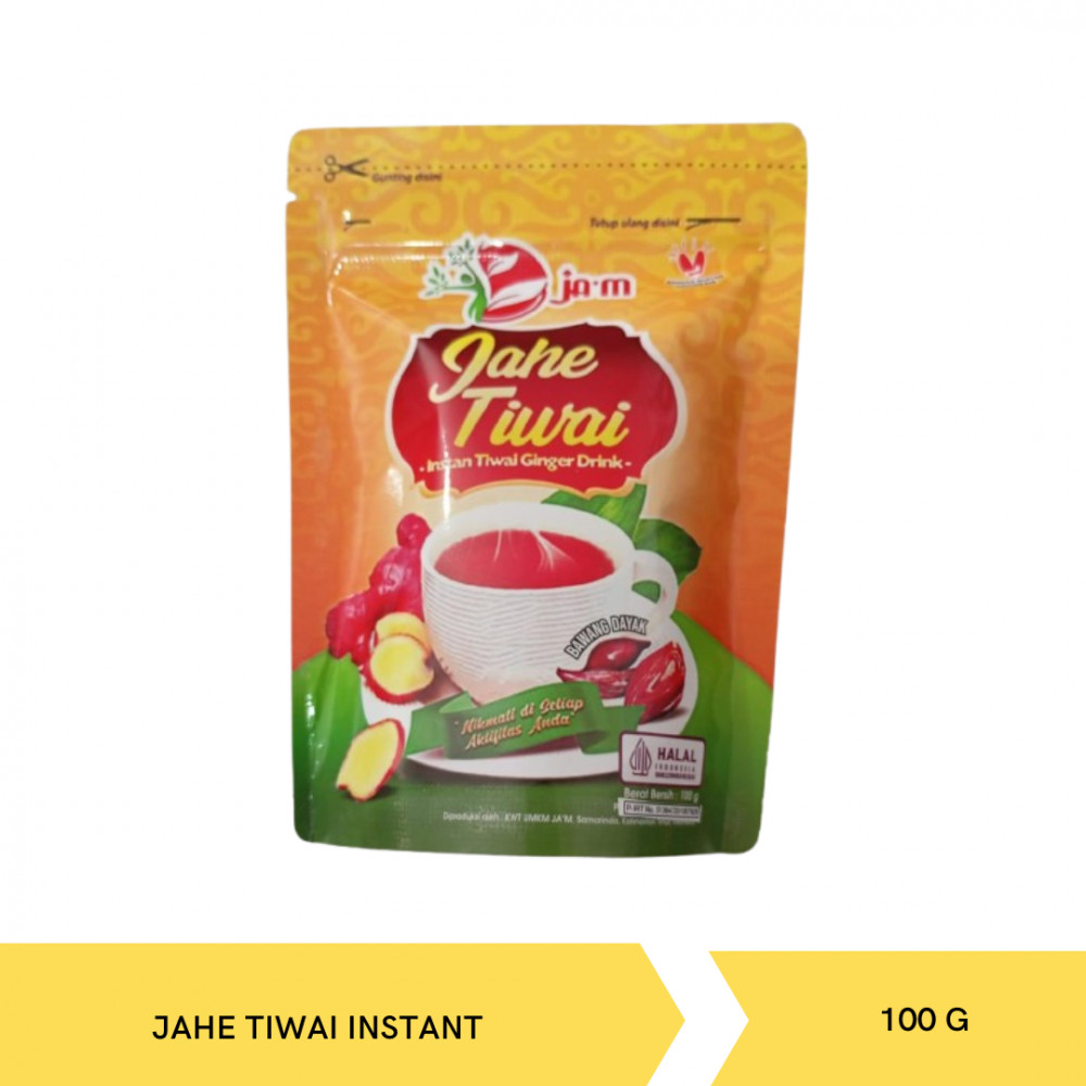 JA`M JAHE BAWANG DAYAK INSTAN POUCH 100G