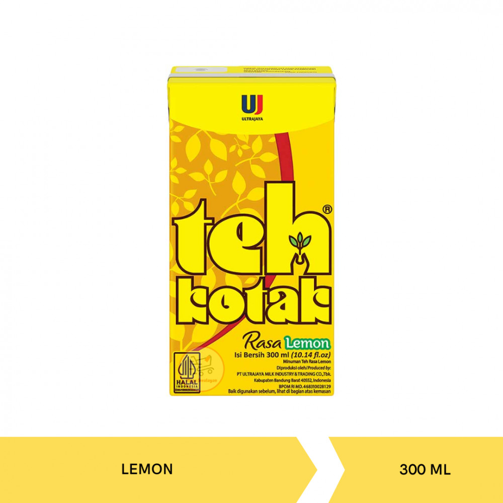 ULTRA TEH KOTAK LEMON 300ML X 24