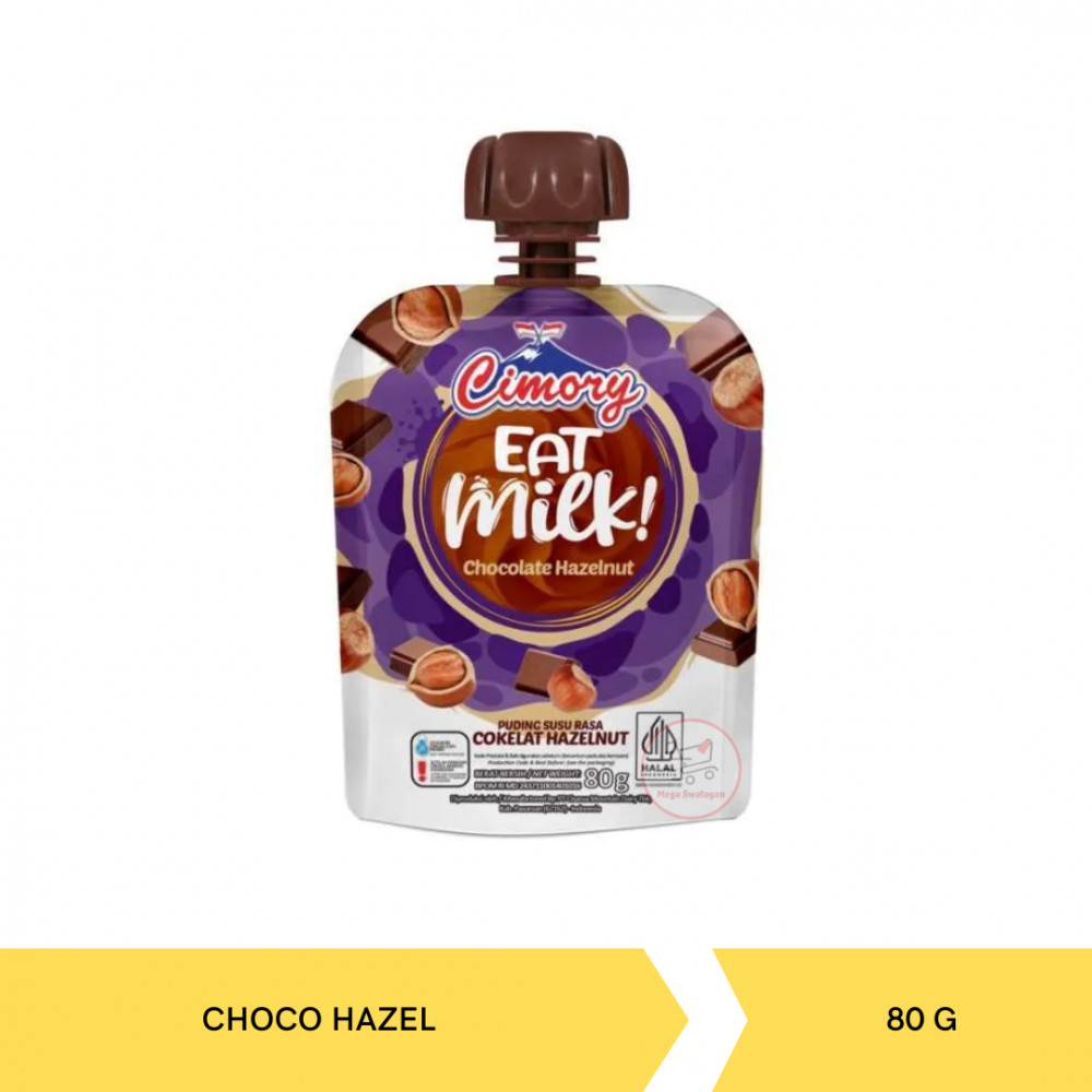 CIMORY EAT MILK PUDING CHOCO HAZEL 80GX24