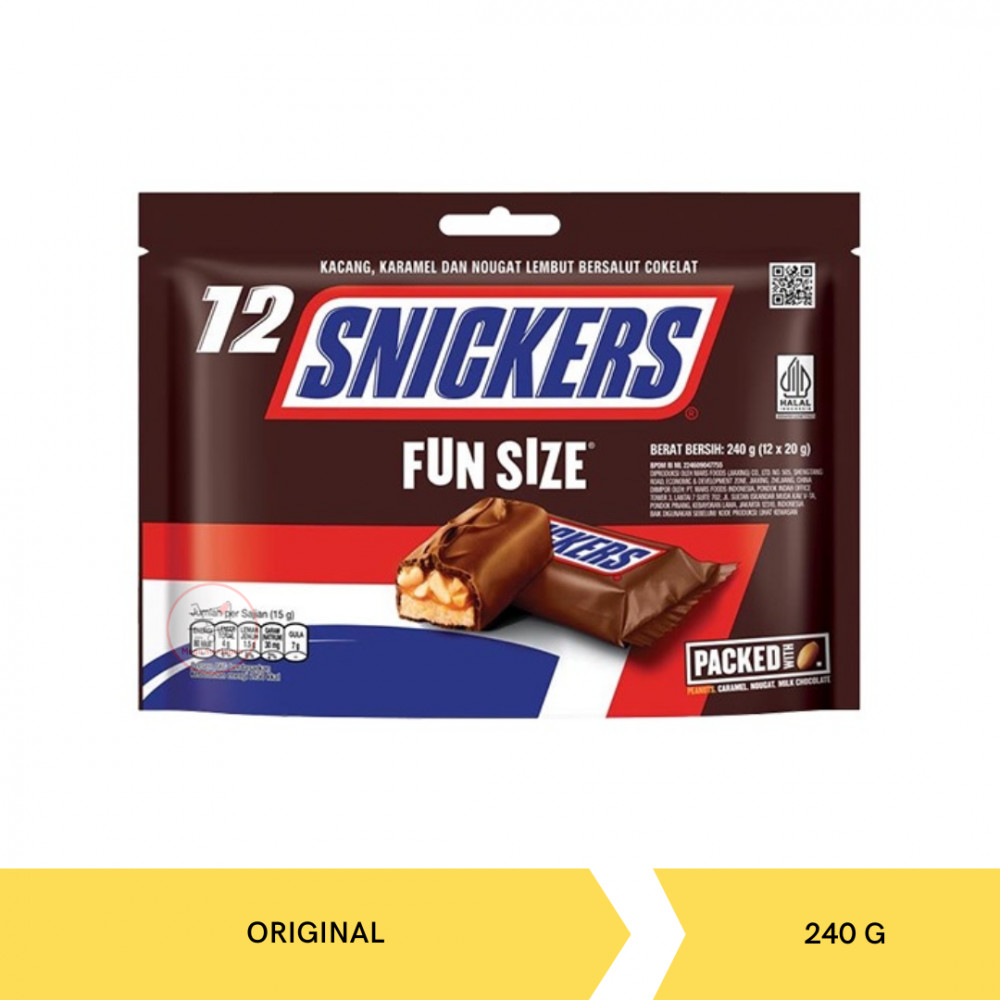 SNICKERS FUN SIZE BAG 240G X 24