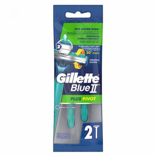 GILLETTE BLUE II PLUS PIVOT 2`S