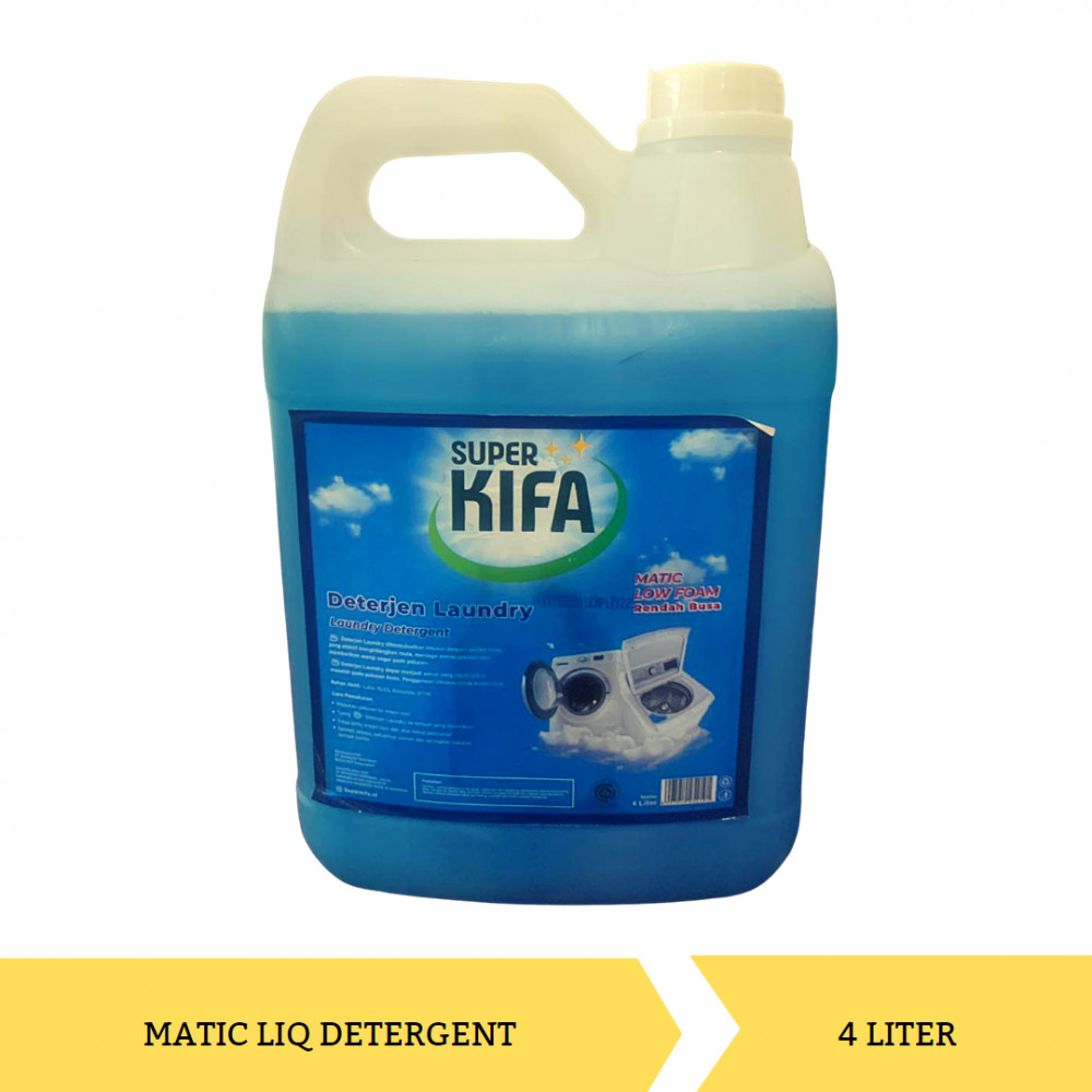 KIFA LAUNDRY MATIC LIQ DETERGENT 4L X 4