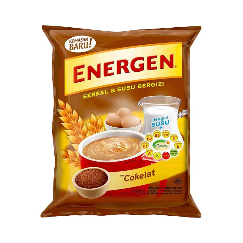 ENERGEN CHOCO BAG 34G/20`S X 12