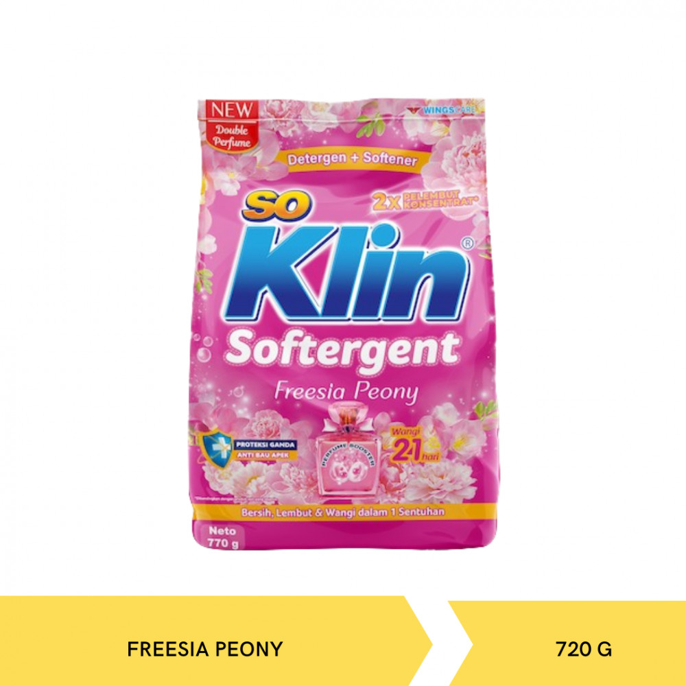 SOKLIN SOFTERGENT FREESIA PEONY 720G X 12
