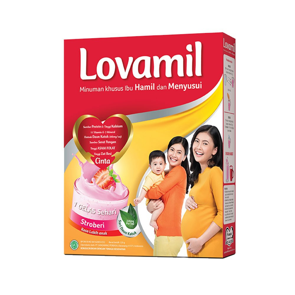 LOVAMIL IBU HAMIL 120G STROBERI