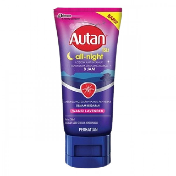 AUTAN LOTION ALL NIGHT LAVENDER TUBE 50ML X 144