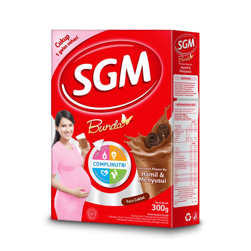 SGM BUNDA HAMIL&amp;MENYUSUI 300G CHOCO