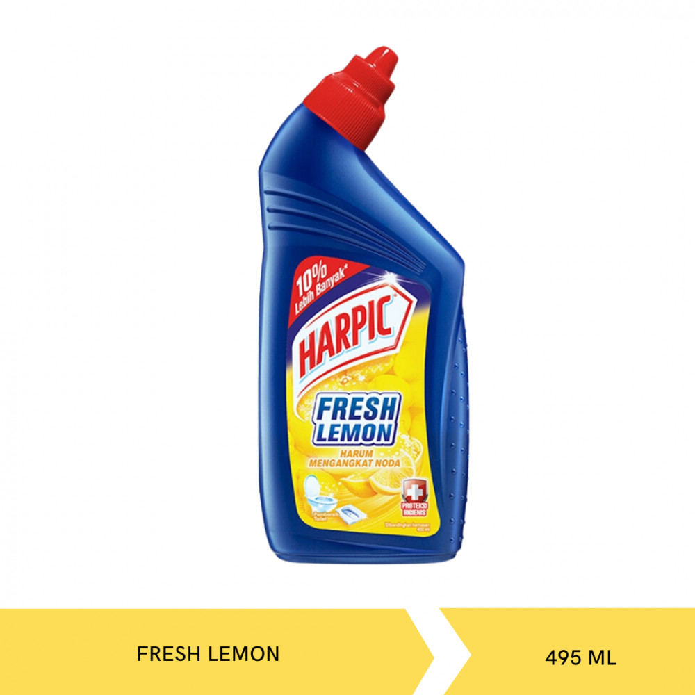HARPIC LIQ FRESH LEMON BTL 450+45ML X 12