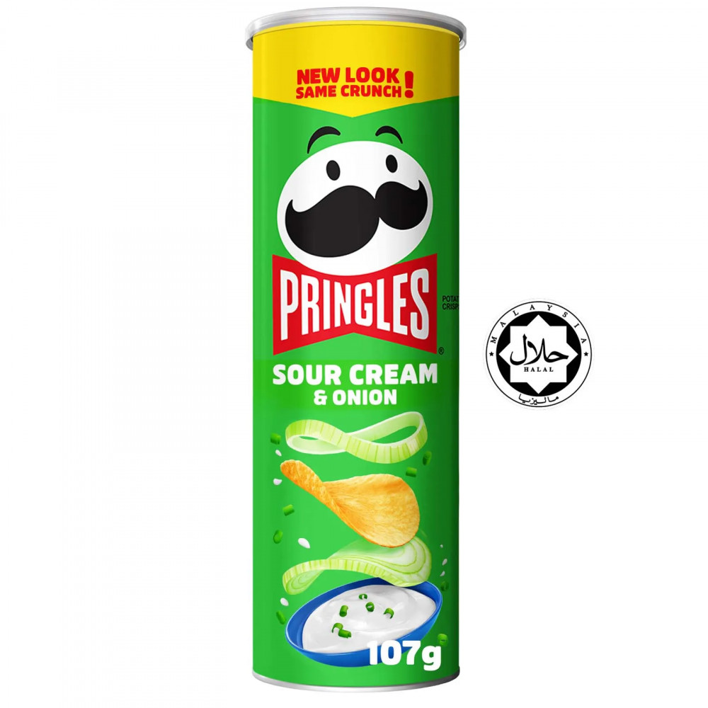PRINGLES SOUR CREAM&amp;ONION 102G X 12