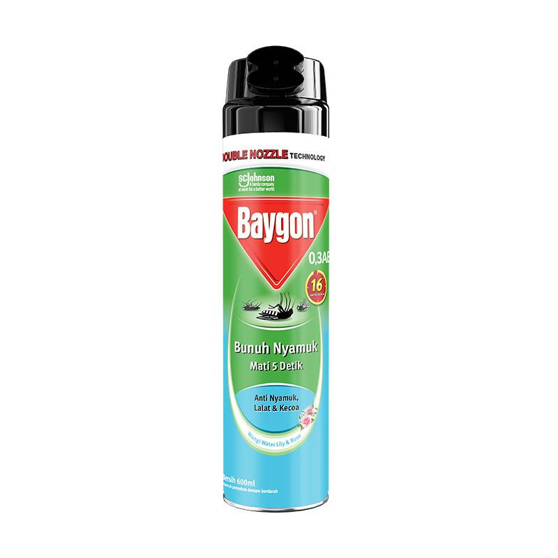 BAYGON AERO WATERLILY&amp;ROSE 600ML X 12 - N/A