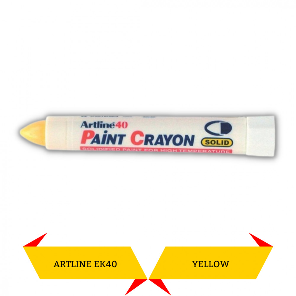 ARTLINE EK-40 PAINT CRAYON  YELLOW