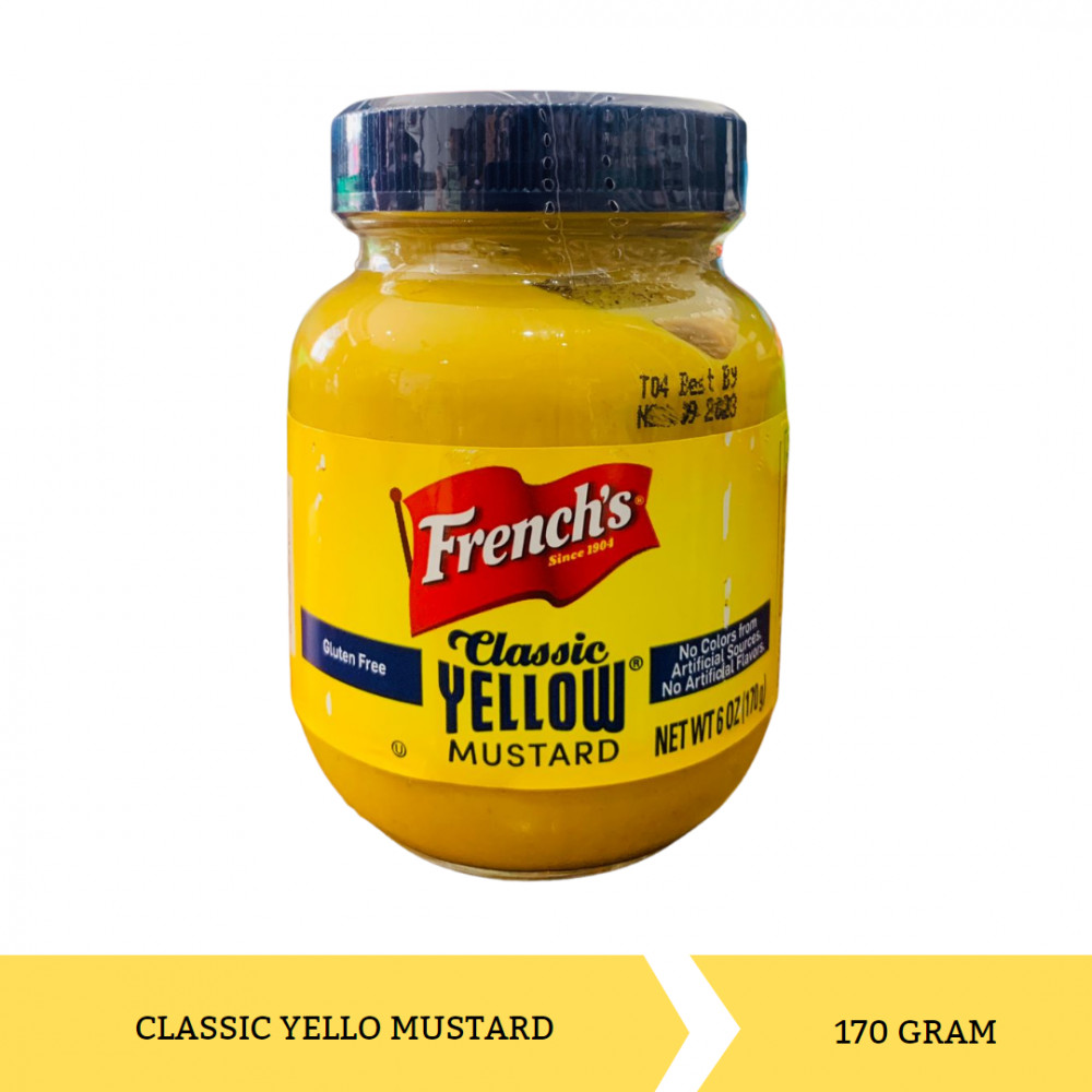 FRENCH CLASSIC MUSTARD 6OZ X 24 - N/A