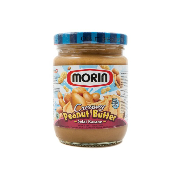 MORIN JAM PEANUT BUTTER CREAMY 250G X 24