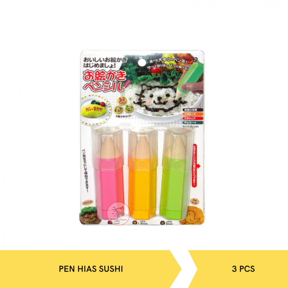 KITCHEN HOUSE AK-0323K PEN HIAS SUSHI/3PC