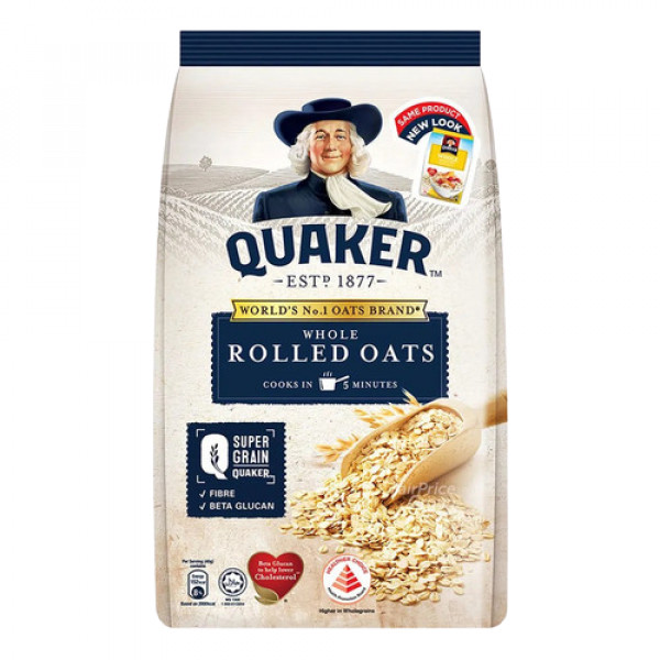 QUAKER ROLLED OATS 800G X 12