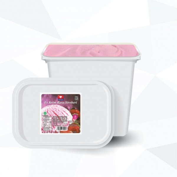 DIAMOND ICE CREAM STRAWBERY 8L