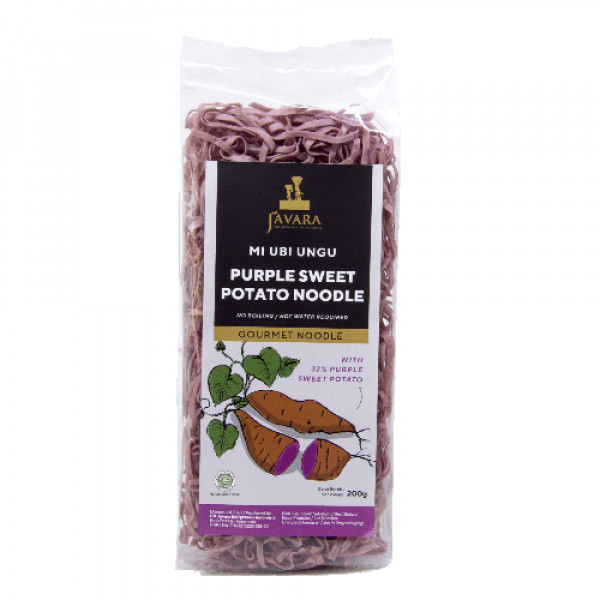JAVARA NOODLE PURPLE SWEET POTATO 200G