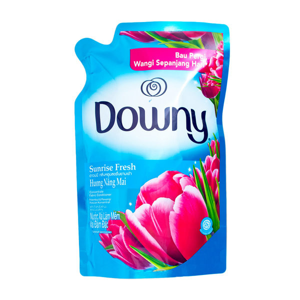 DOWNY PELEMBUT 465ML SUNRISE FRESH POUCH X 8