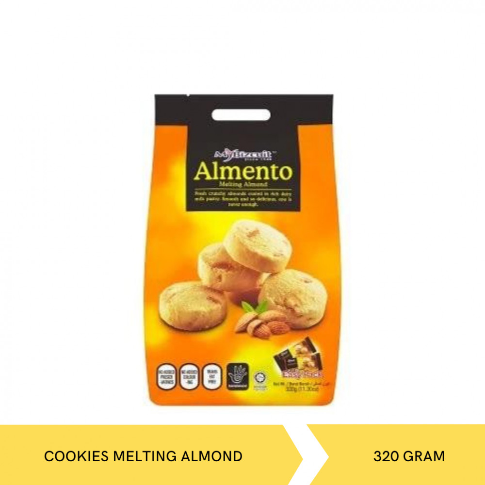 MY BIZCUIT COOKIES MELTING ALMOND 320GX18