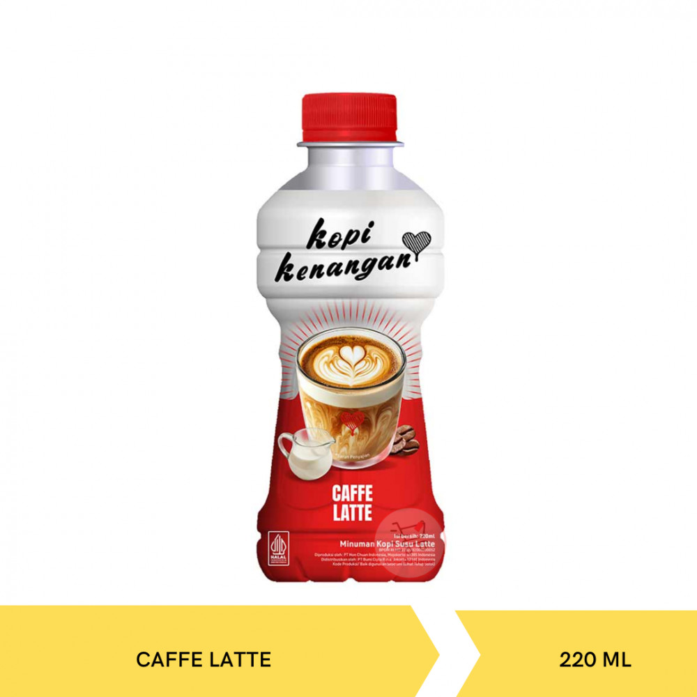 KOPI KENANGAN CAFFE LATTE COFFEE MILK 220MLX24