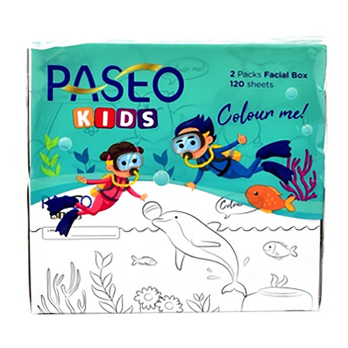 PASEO FACIAL BOX KIDS 120S 3PLY 2BOX X 20 - DNR