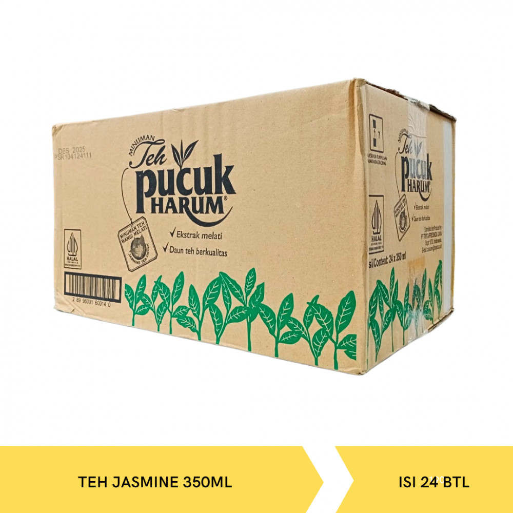 PUCUK HARUM TEH JASMINE BOX 350ML ISI 24BTL