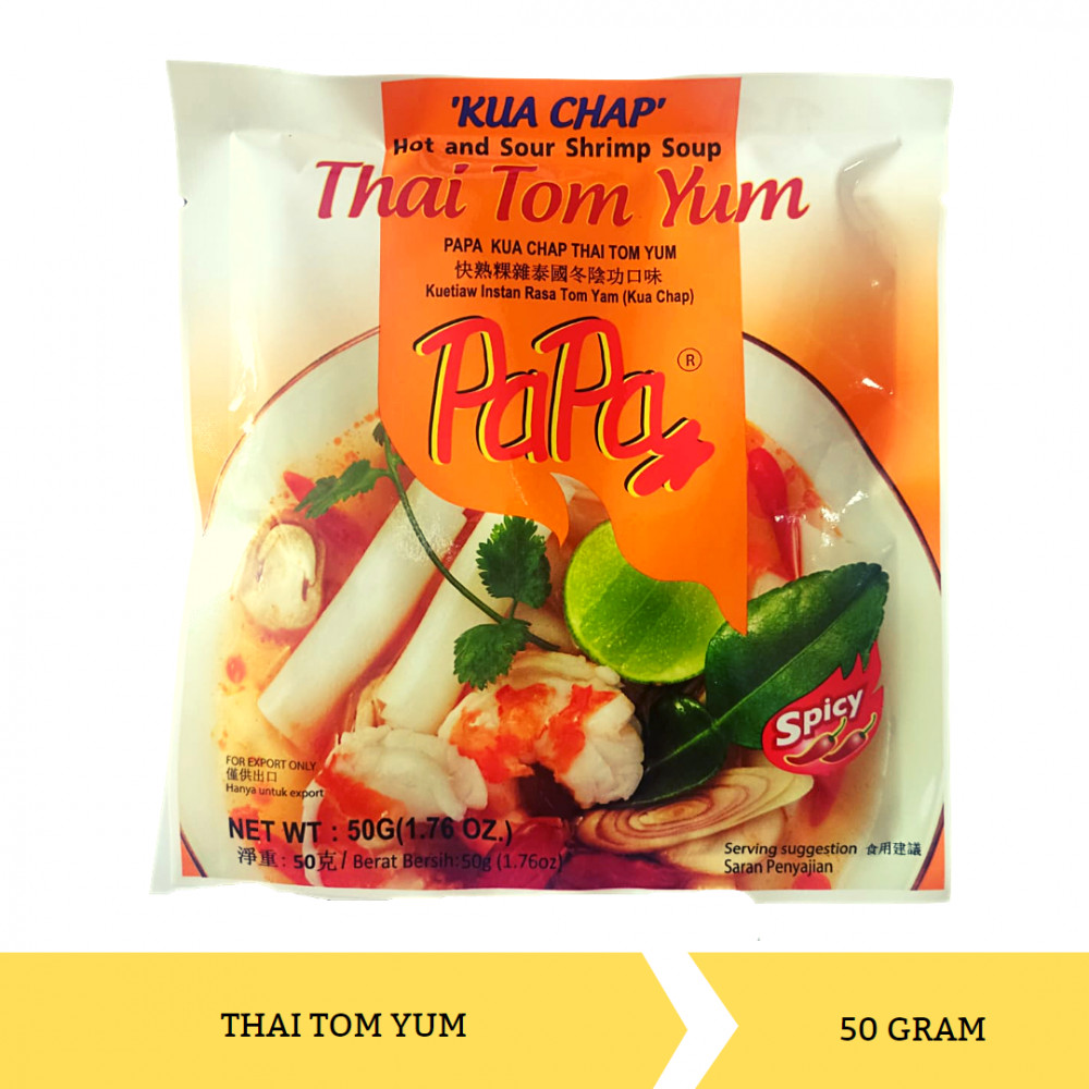 PAPA KUA CHAP THAI TOMYUM 50G X 30