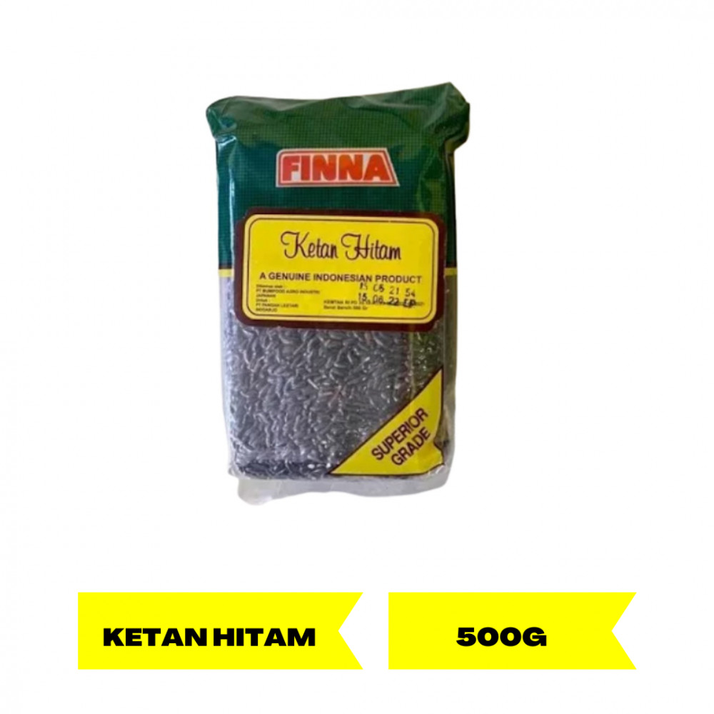 FINNA KETAN HITAM 500G X 32