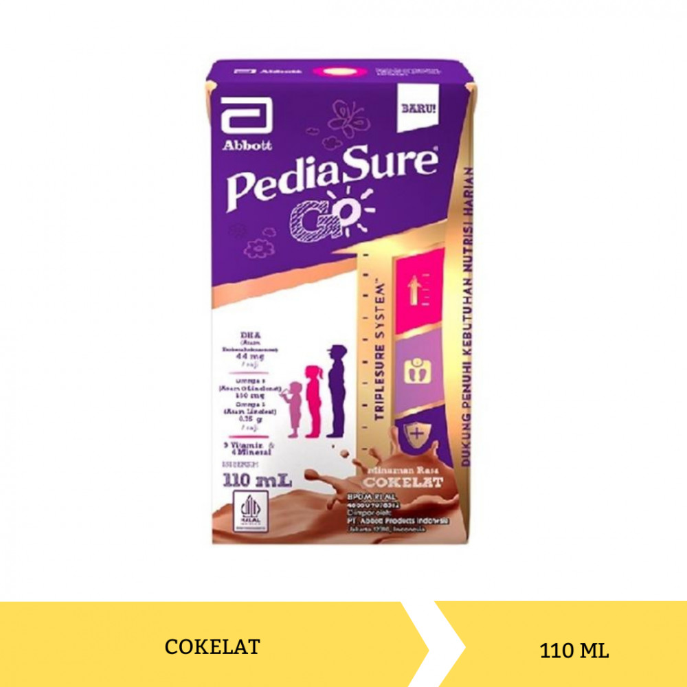PEDIASURE UHT COKLAT 110ML X 48