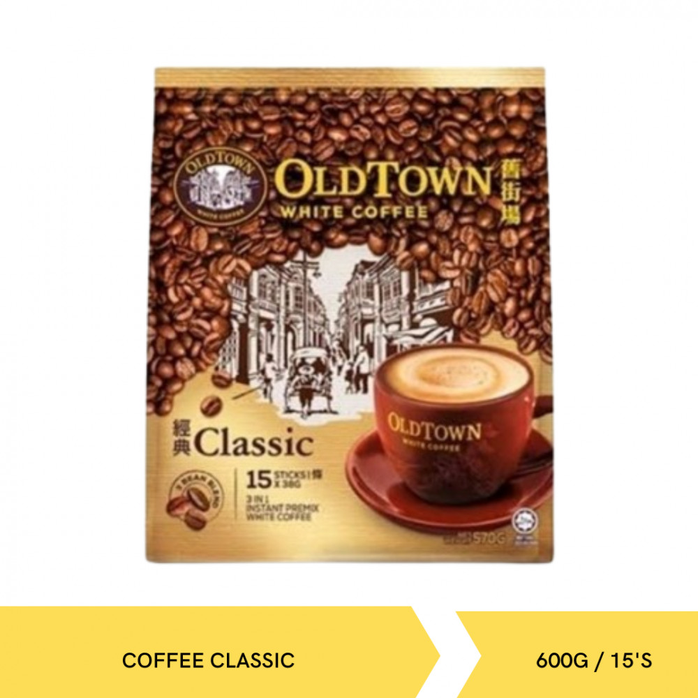 OLD TOWN WHITE COFFEE CLASSIC 600G/15`S X 20