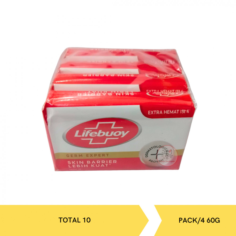 LIFEBUOY SOAP TOTAL 10 PACK/4 60G X 36