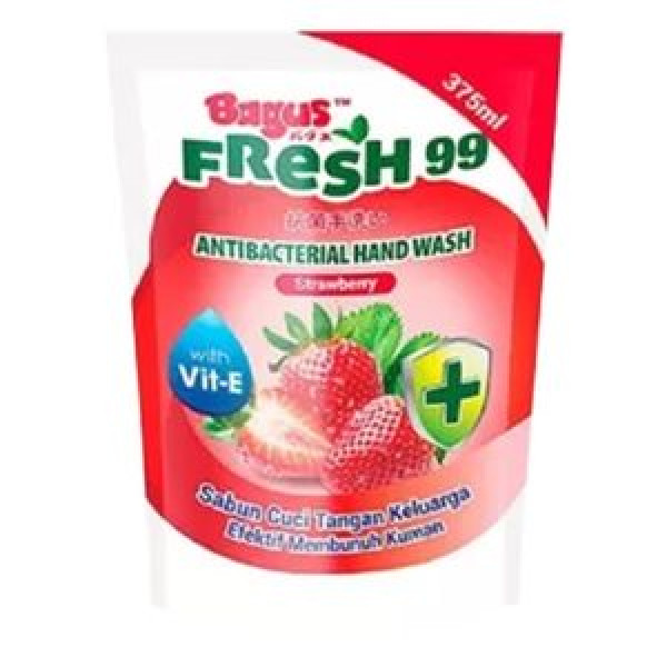 BAGUS FRESH99 HANDWASH STRAW POUCH 375ML