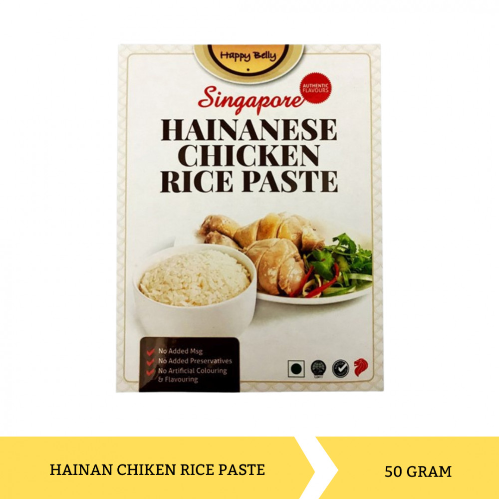 HAPPY BELLY HAINANESE CHICKEN RICE PASTE SINGAPORE 50G- DNR