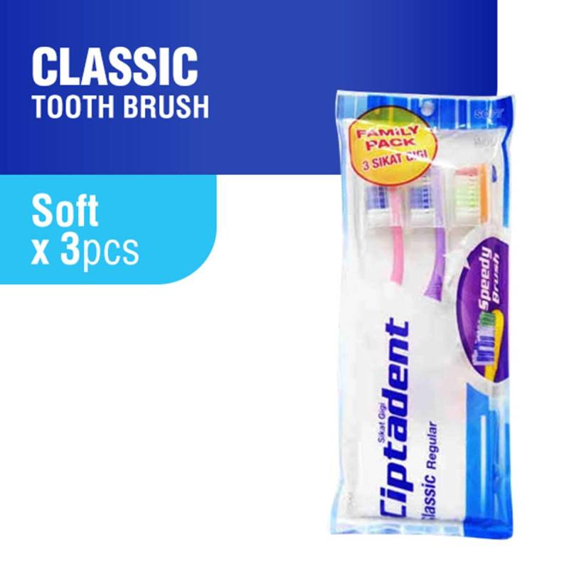 CIPTADENT T.BRUSH CLASSIC REGULAR S 3`S
