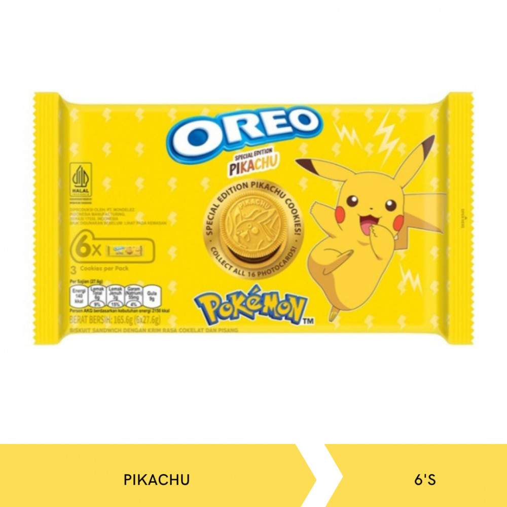 KRAFT OREO PIKACHU PACK 6`SX 27.6G X 16