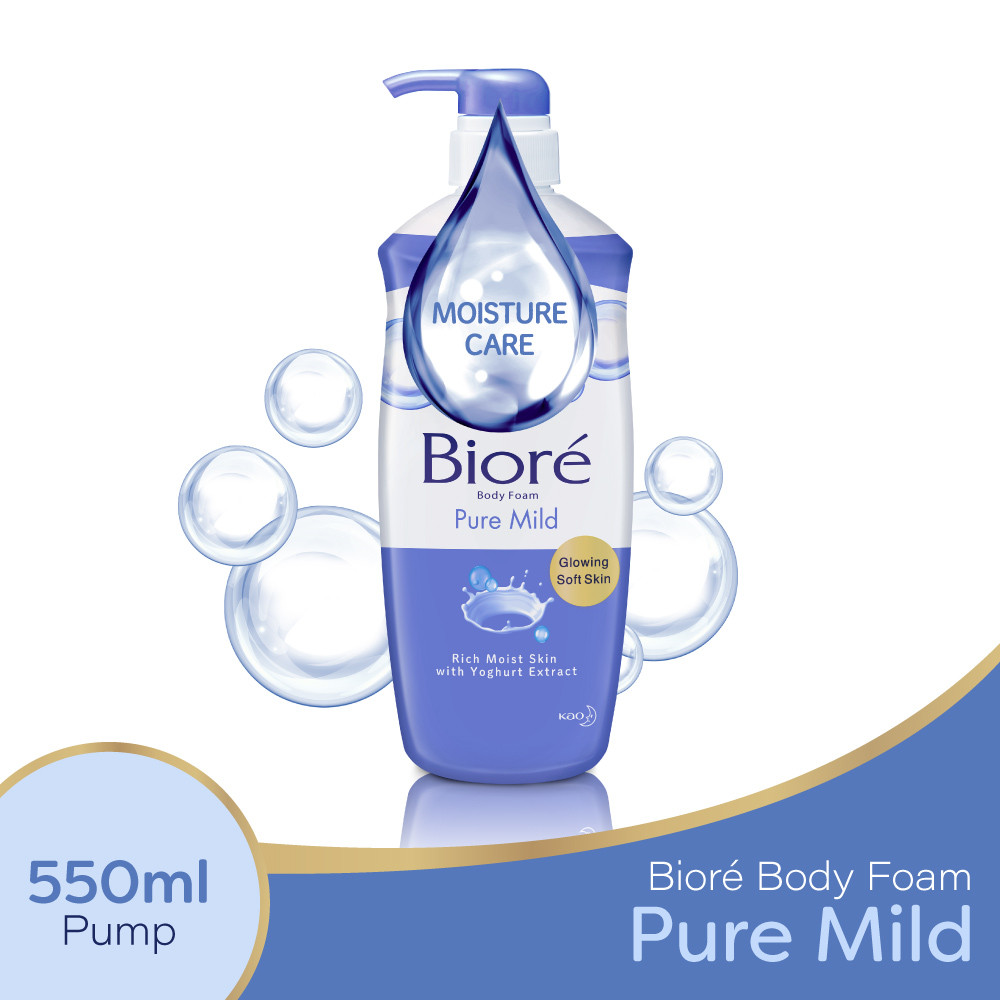 BIORE FOAM PURE MILD PUMP 550ML