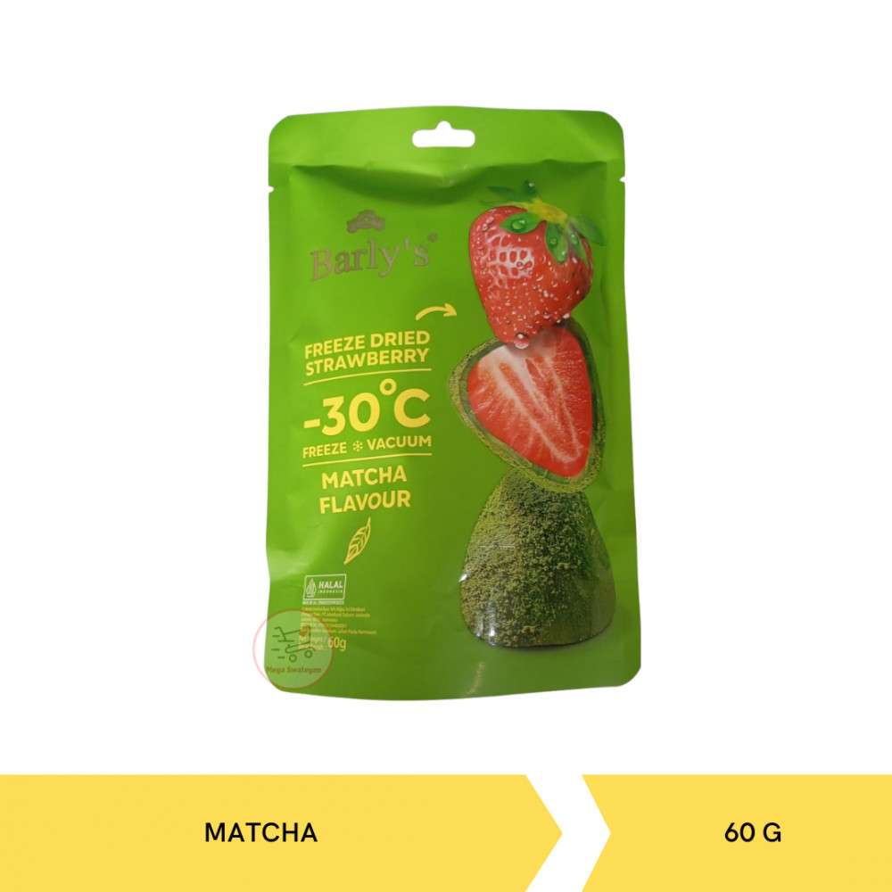 BARLYS FREEZE DRIED STRAW MATCHA 60G X 40