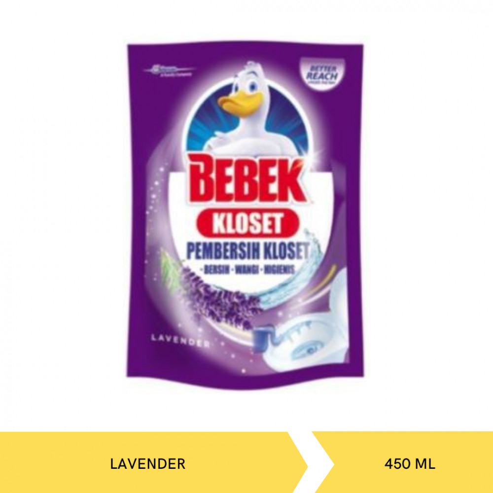 BEBEK KLOSET LAVENDER POUCH 450ML X 24