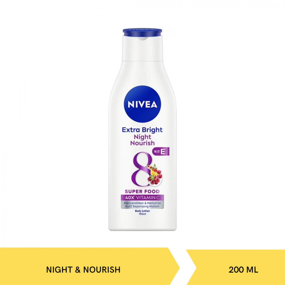 NIVEA BL EW NIGHT NOURISH 200ML